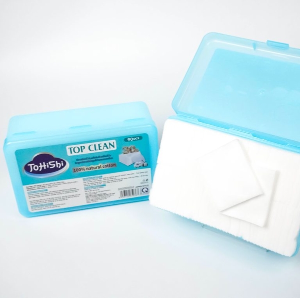 Bông tẩy trang Top Clean Tohishi (90 miếng)