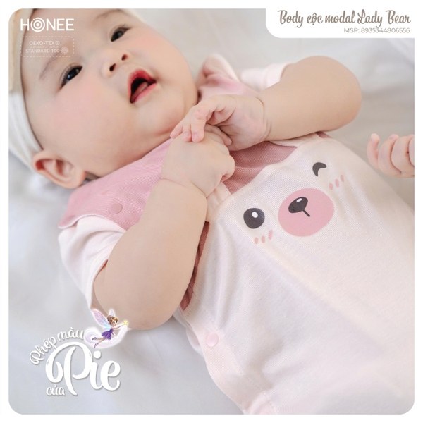 (C2.5) Bộ cộc tay Modal Lazy Bear 6556 Honee
