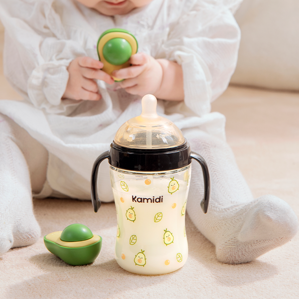 Bình sữa Kamidi PPSU họa tiết quả bơ 210ml
