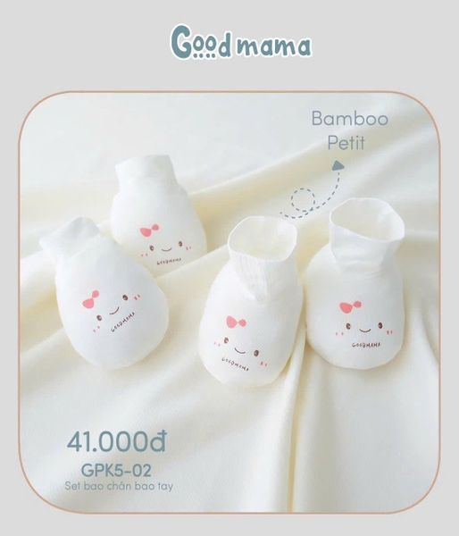 Set bao tay chân cho trẻ sơ sinh GPK5-02 GoodMama