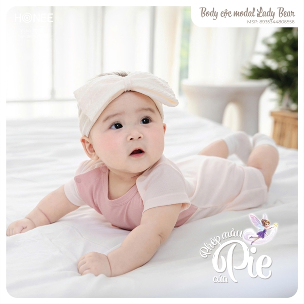 (C2.5) Bộ cộc tay Modal Lazy Bear 6556 Honee