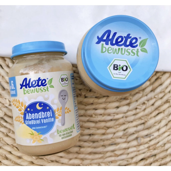 Hũ ăn dặm dinh dưỡng Alete Đức vị Bánh Quy 190g cho bé trên 6 tháng