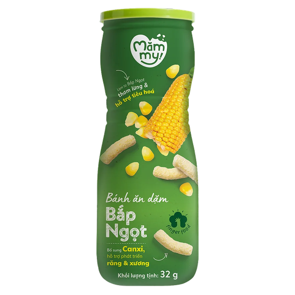 Bánh ăn dặm Măm My vị Bắp Ngọt - Hũ 32g (Trên 6 tháng)