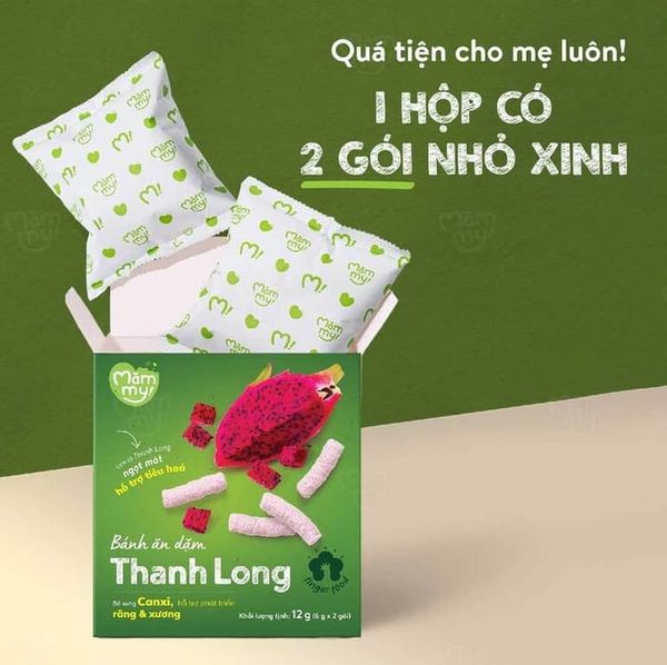 Bánh gạo ăn dặm Mămmy vị chuối 50g (7M+)