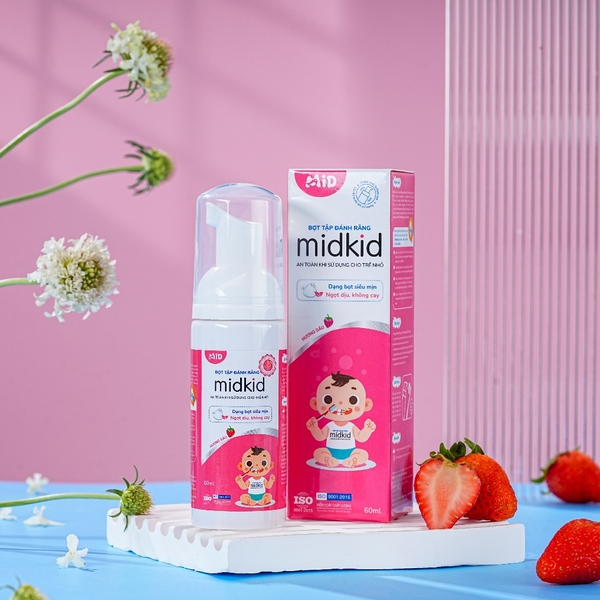 Bọt tập đánh răng Midkid