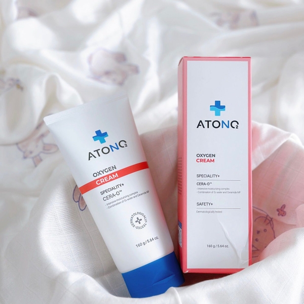 Kem dưỡng ẩm hữu cơ chuyên biệt Atono2 Oxygen cho bé 160g (0M+)