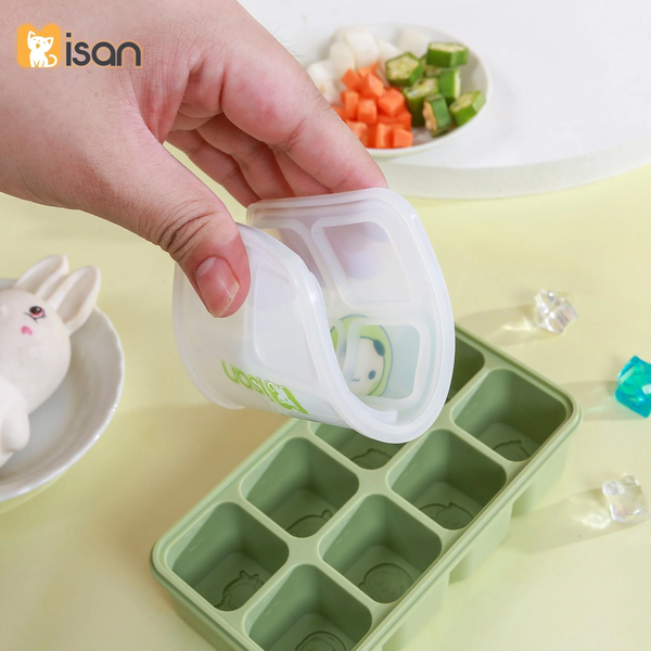 Khay Trữ Đông Silicone Cube 8 Ô Misan (MS034)