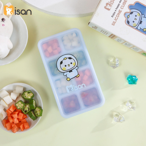 Khay Trữ Đông Silicone Cube 8 Ô Misan (MS034)