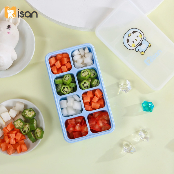 Khay Trữ Đông Silicone Cube 8 Ô Misan (MS034)