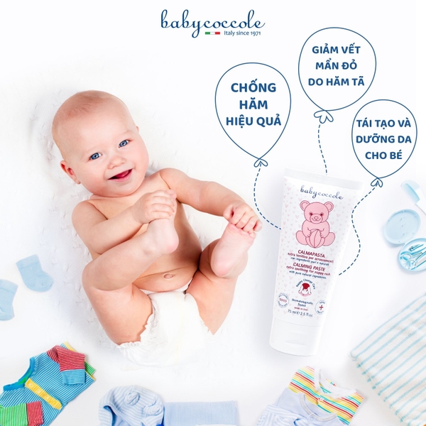 Kem ngăn ngừa hăm hoa cúc Babycoccole 75ml 0M+