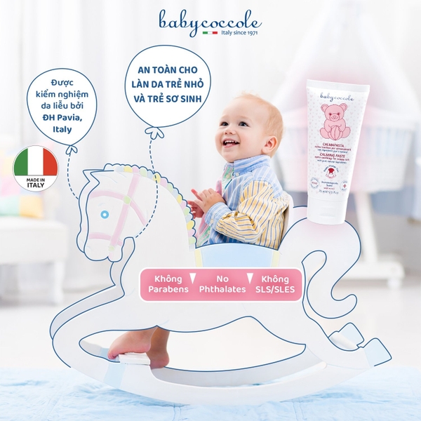 Kem ngăn ngừa hăm hoa cúc Babycoccole 75ml 0M+