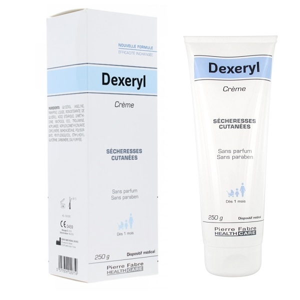 Kem dưỡng da, trị nẻ chàm Dexeryl tuýp lớn 250g (0M+)