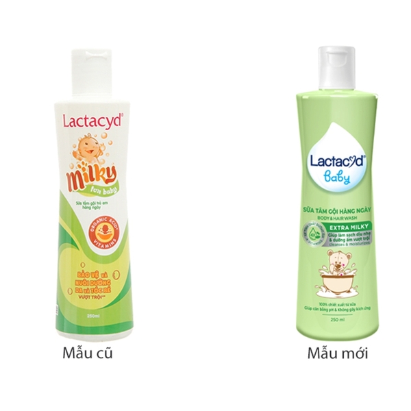 Sữa tắm gội Lactacyd Milky 250ml