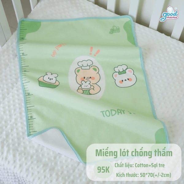 Lót Mông Chống Thấm Goodmama 50x70 màu ngẫu nhiên