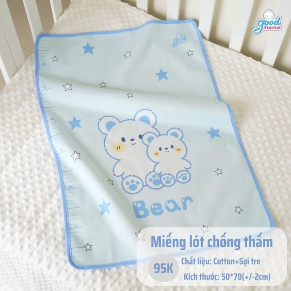 Lót Mông Chống Thấm Goodmama 50x70 màu ngẫu nhiên