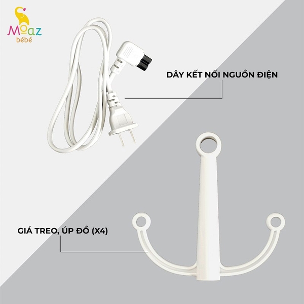 Máy tiệt trùng sấy khô úp bình sữa Moaz BéBé tia UVC MB044