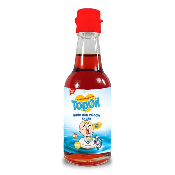 Nước mắm ăn dặm cá cơm nguyên chất Topoil 60ml