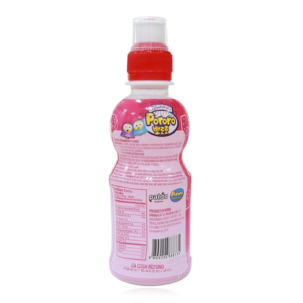 Nước uống Pororo vị Dâu chai 235ml