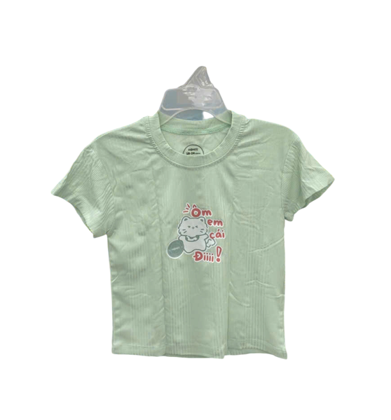 Áo T shirt Ôm em cái đi Hrnee (Xanh Ruby)