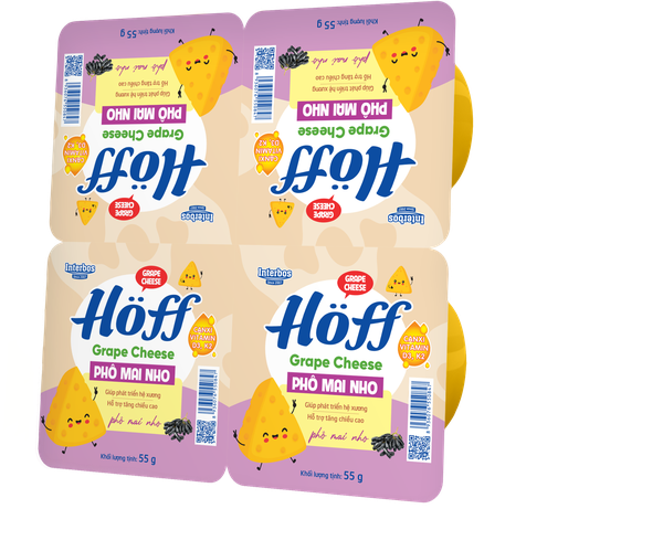 Phô mai Nho Hoff 4x55g