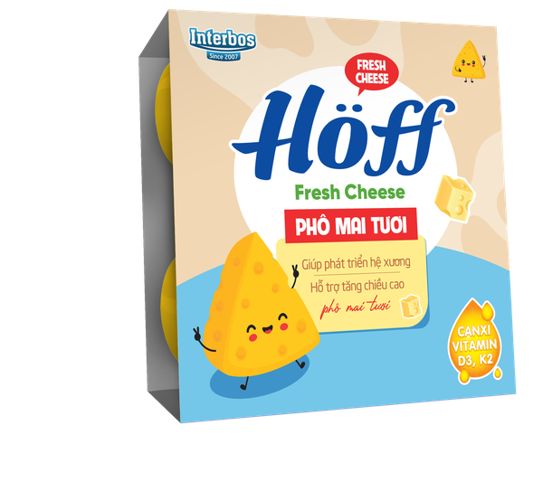 Phô mai tươi Hoff 4x55g