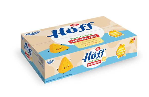 Phô mai tươi Hoff 4x55g