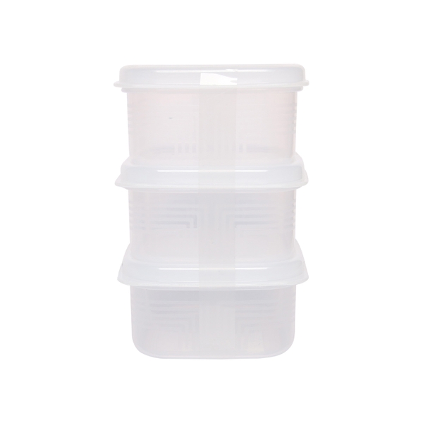 Set 3 hộp chia thức ăn cho bé Nakaya Mini Nhật Bản chính hãng (200ml)