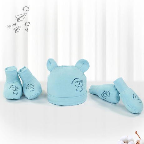 Set bao tay bao chân và mũ Goodmama (màu ngẫu nhiên)