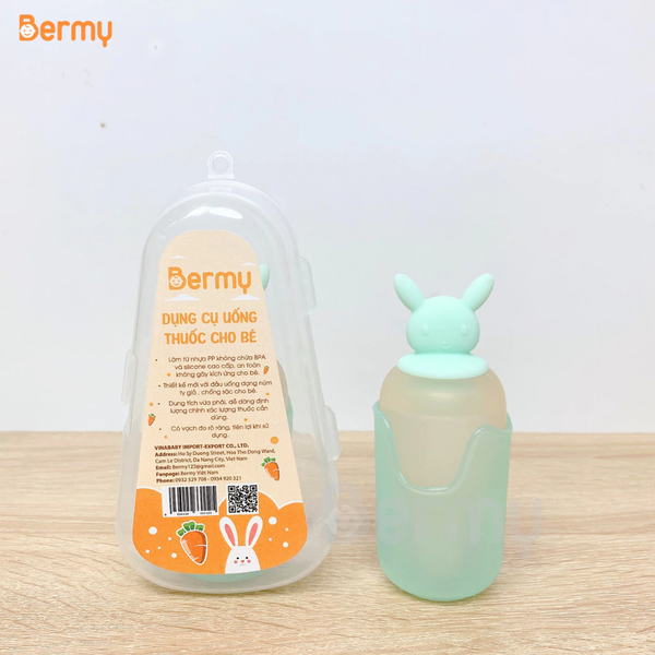 Dụng cụ bón thuốc uống thuốc Bermy hình thỏ