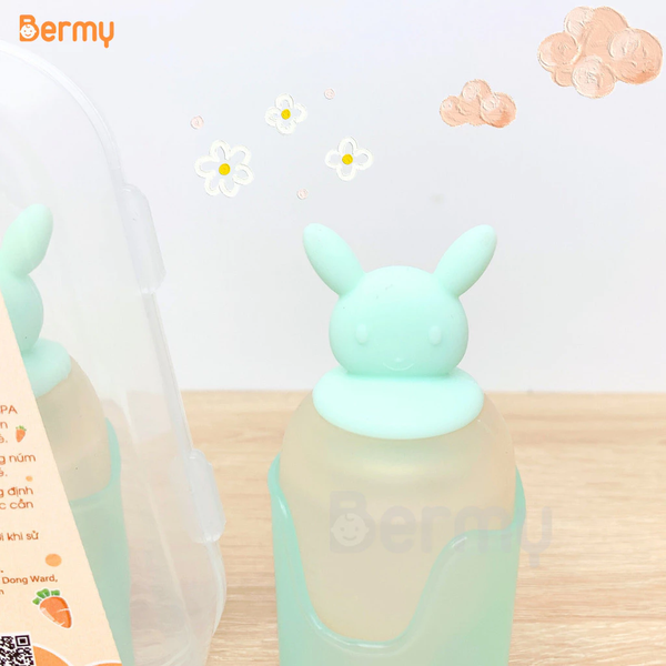 Dụng cụ bón thuốc uống thuốc Bermy hình thỏ