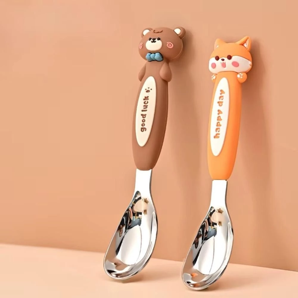 Thìa inox hình thú Happy Day