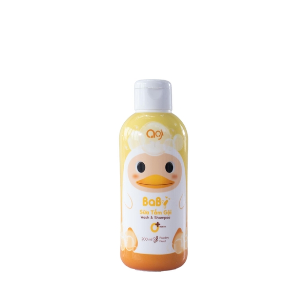 Sữa tắm gội Agi 200ml - hương phấn