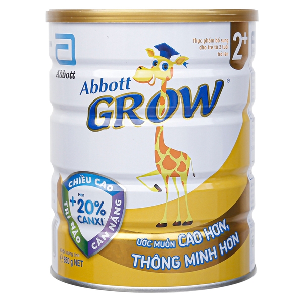 Sữa Abbott Grow 2+ hương Vani cho bé trên 2 tuổi (850g)