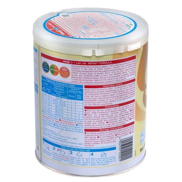 Sữa Meiji Infant Formula Nhập Khẩu Cho Bé 0-1 Tuổi 800g