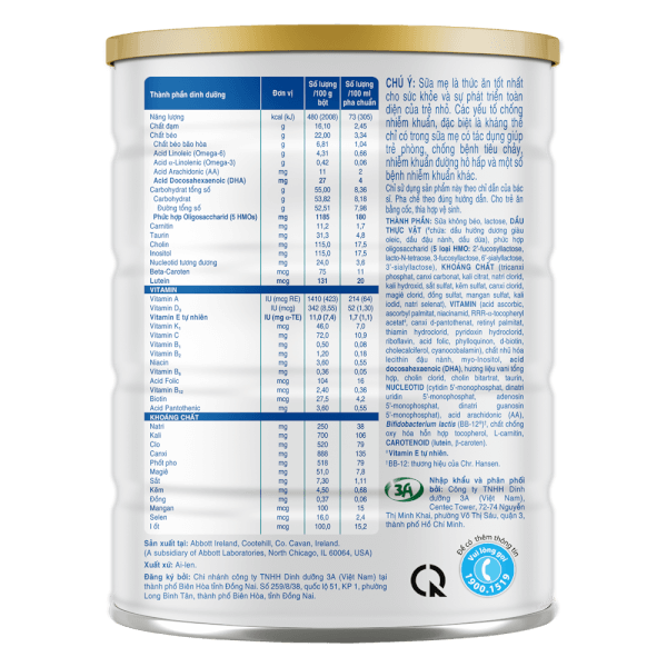 Sữa Similac Total Protection 1+ 800g (1-2Y) - (Bao bì cũ: 850g) - Giao bao bì ngẫu nhiên