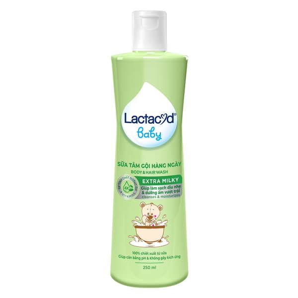 Sữa tắm gội Lactacyd Milky 250ml
