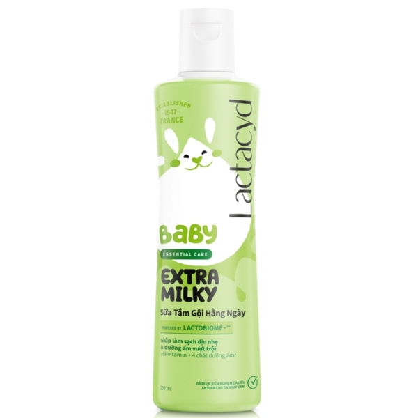 Sữa tắm gội Lactacyd Milky 250ml (giao màu ngẫu nhiên)