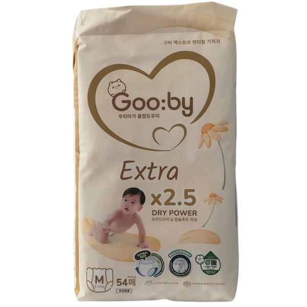 Bỉm - Tã quần Gooby Extra M54 miếng (cho bé 6-11kg)
