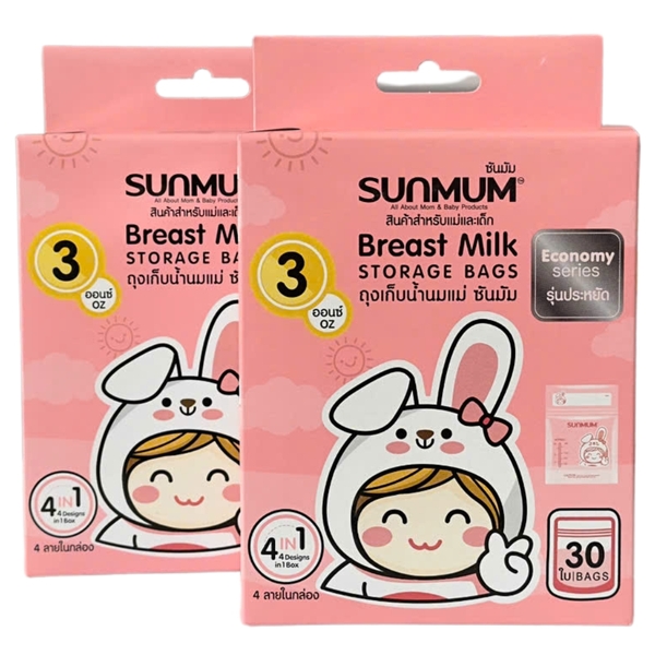 Túi trữ sữa Sunmum số 3, 100ml , hộp 30 chiếc