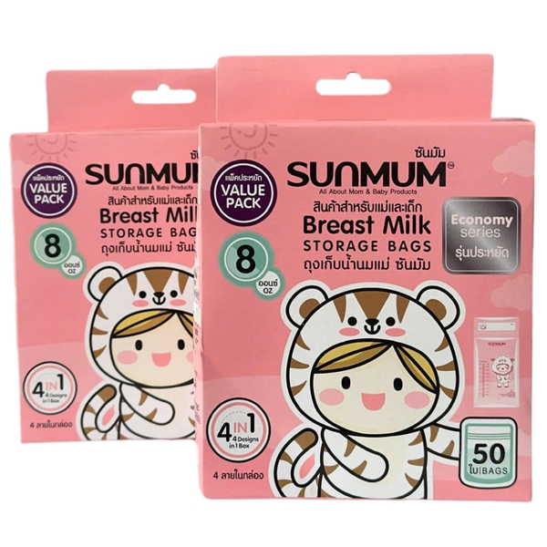 Túi trữ sữa Sunmum 250ml, hộp 50 chiếc
