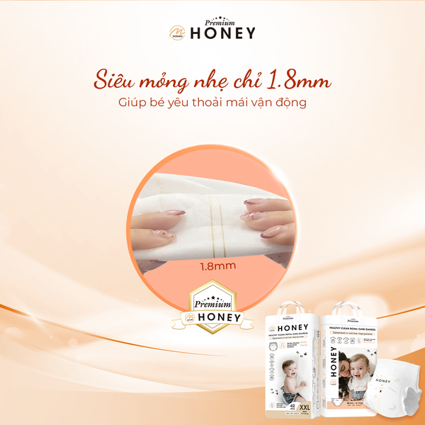 Bỉm quần Honey Premium XXXL40 ( ≥18kg)