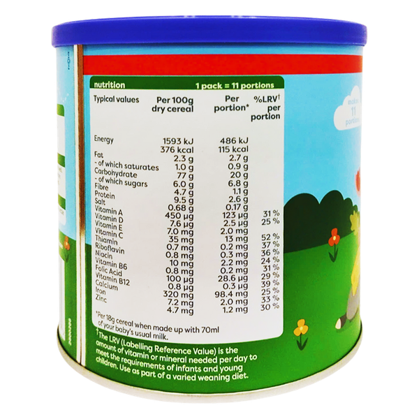 Bột Cháo mì Ý rau củ và phô mai-Heinz veggie pasta with cheese porridge 200mg cho bé trên 7 tháng
