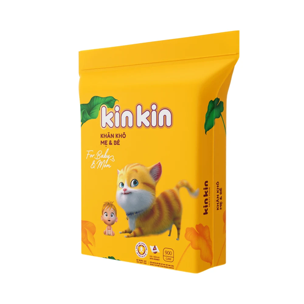 Khăn vải khô mẹ và bé Kinkin 900g
