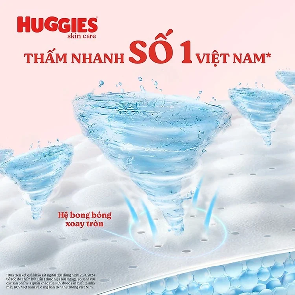 Bỉm - Tã quần Huggies Skin Care Tràm Trà Tự Nhiên size L100+4 miếng (cho bé 9 - 14kg)
