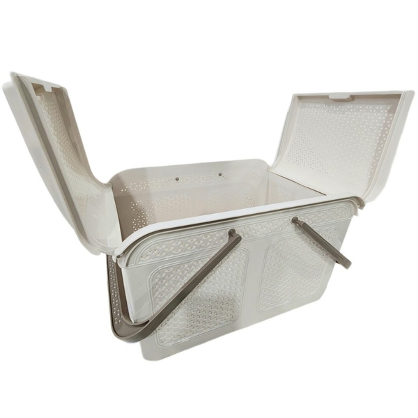 Giỏ làn nắp mây to nhựa VIỆT NHẬT 2606 (màu ngẫu nhiên)