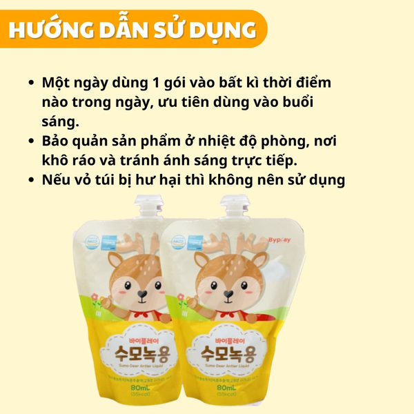 Gạc hươu non tăng cân Sumo Hàn Quốc cho bé trên 12 tháng (80ml)