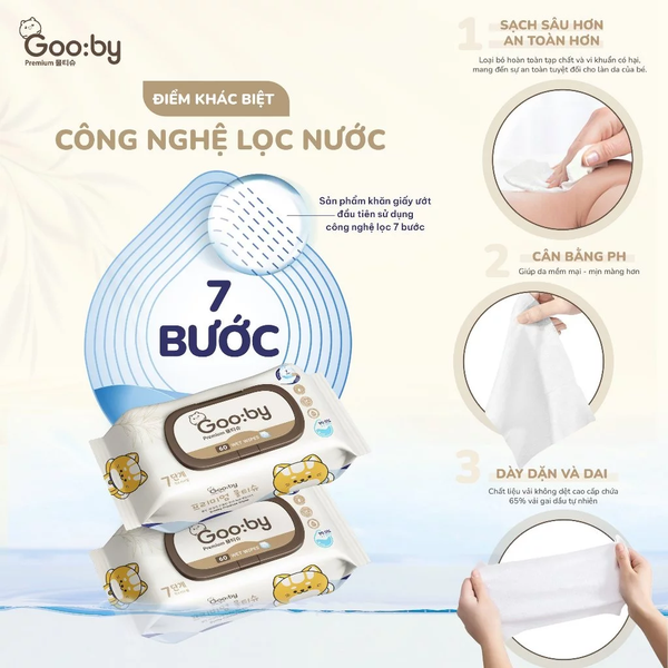 Khăn ướt Gooby – 100 tờ