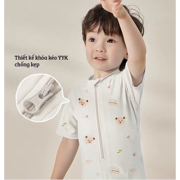 Bộ bơi liền thân mũ Monona