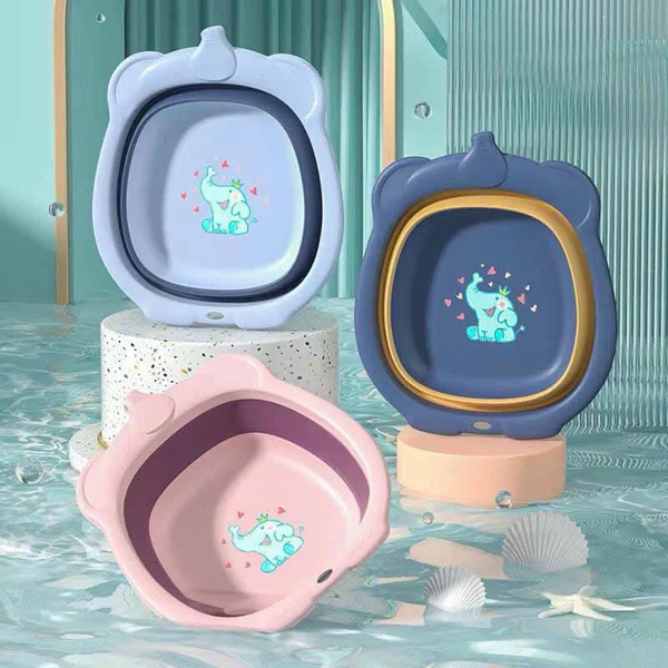 Chậu rửa Voi gấp gọn (màu ngẫu nhiên)