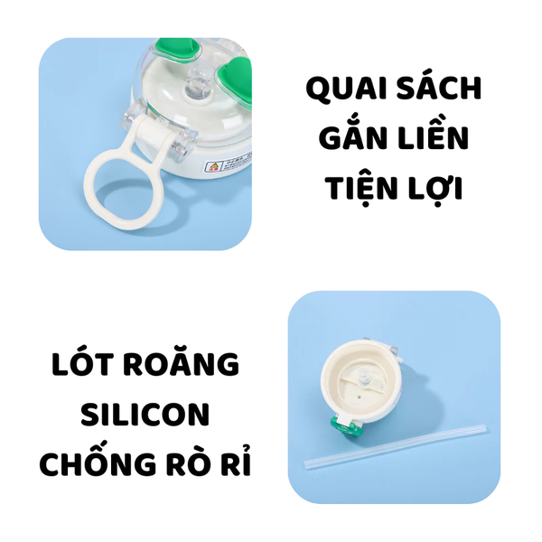 Bình nước Cabybara 500ml cho bé